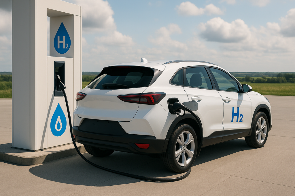 Hydrogen-powered-vehicle